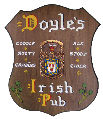 Pub Sign with Coat-of-Arms