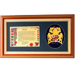 Gift Set - Gold Foil Parchment [Framed]