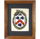 Celtic Hand-Painted Coat-of-Arms [Framed]